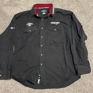 Wrangler Jack Daniel's Button Down Shirt Old No 7
